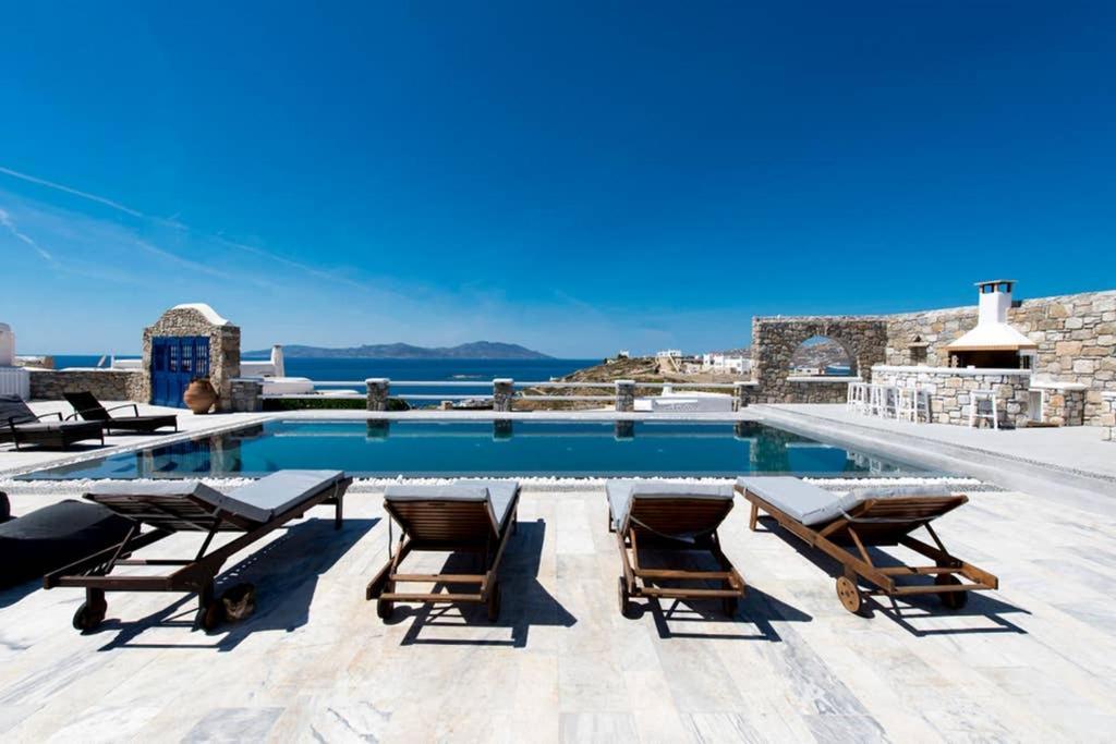 Villa Orion Mykonos - Blue Views Mykonos Villas Mykonos Town Екстер'єр фото