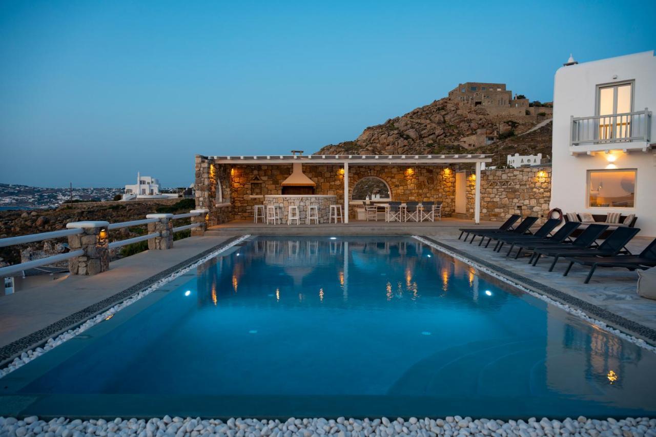 Villa Orion Mykonos - Blue Views Mykonos Villas Mykonos Town Екстер'єр фото